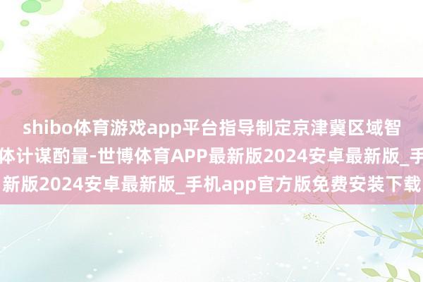 shibo体育游戏app平台指导制定京津冀区域智能网联汽车产业发展总体计谋酌量-世博体育APP最新版2024安卓最新版_手机app官方版免费安装下载